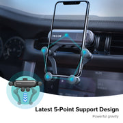 Gravity Car Clip Mount Mobile Phone Holder - Flo's Gadgets