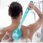 Bath Brush Back Body Bath Shower Sponge Scrubber Brushes With Handle Exfoliating Scrub Skin Massager Exfoliation Bathroom Brush - Flo's Gadgets